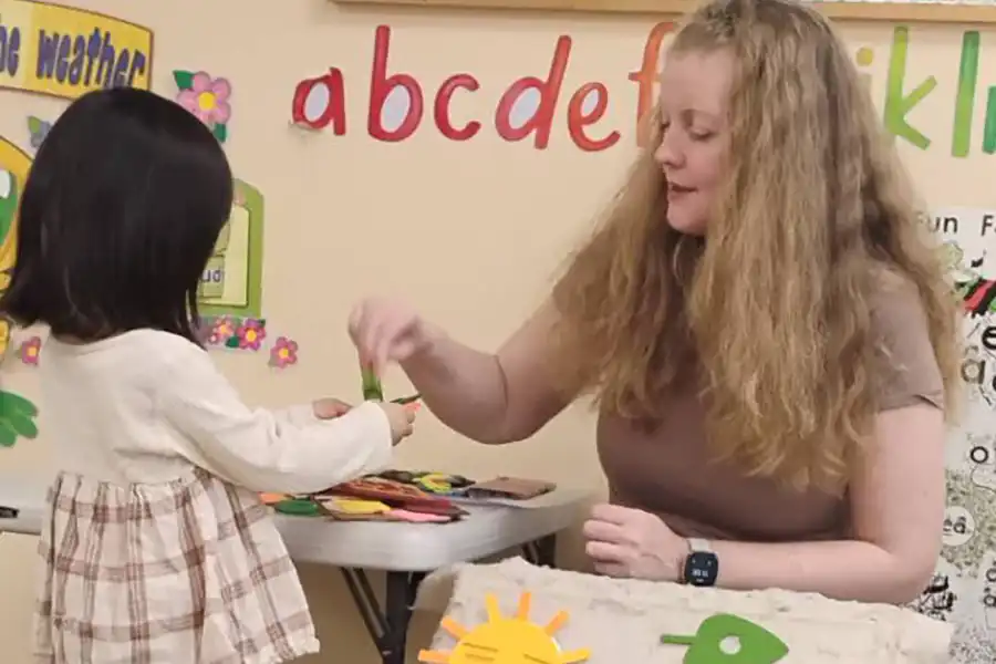 Early literacy and phonics program at Coquitlam daycare